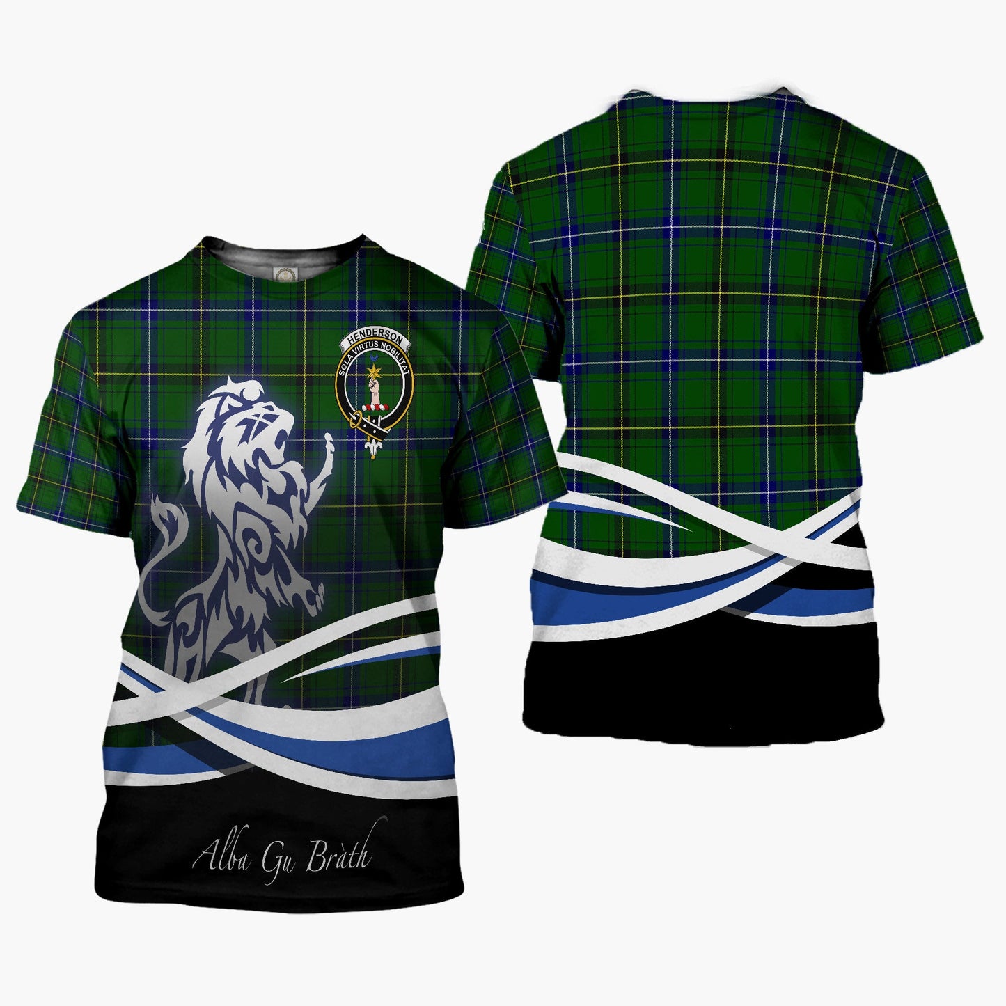 Printivon Henderson Clan Crest Alba Gu Brath T Shirt Scotland Gift