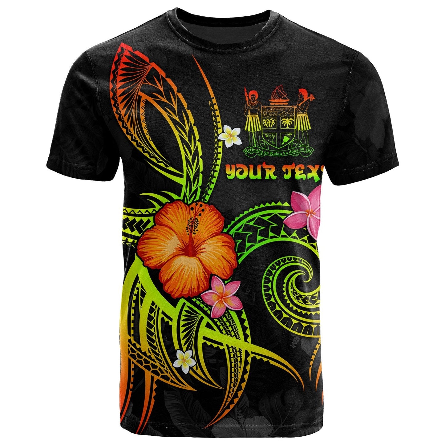 Fiji Polynesian Personalised T - Shirt - Legend Of Fiji Reggae