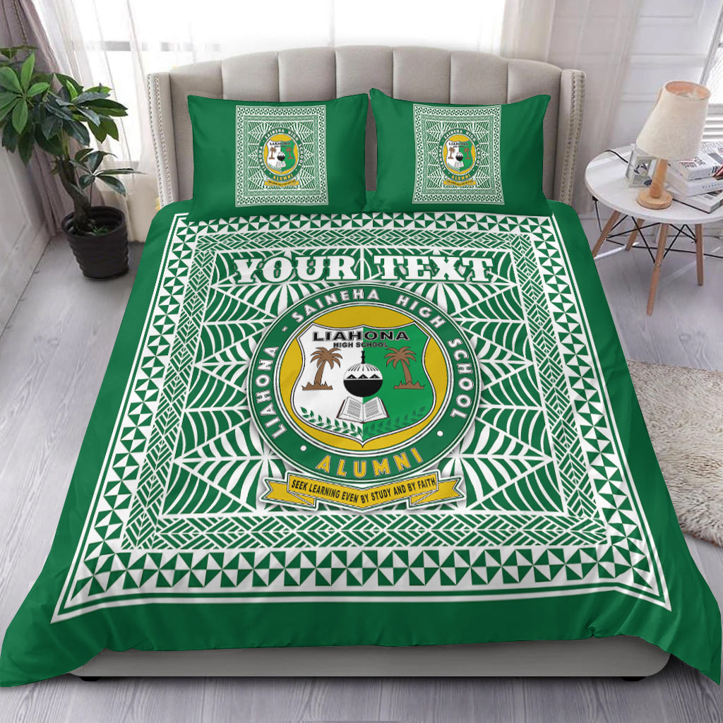 (Custom Personalised) Liahona High School Bedding Set Tonga Pattern
