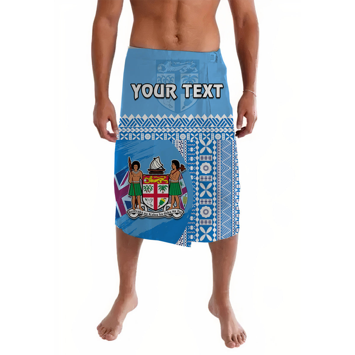 (Custom Personalised) Fiji Dreamy Lavalava Tapa Pattern