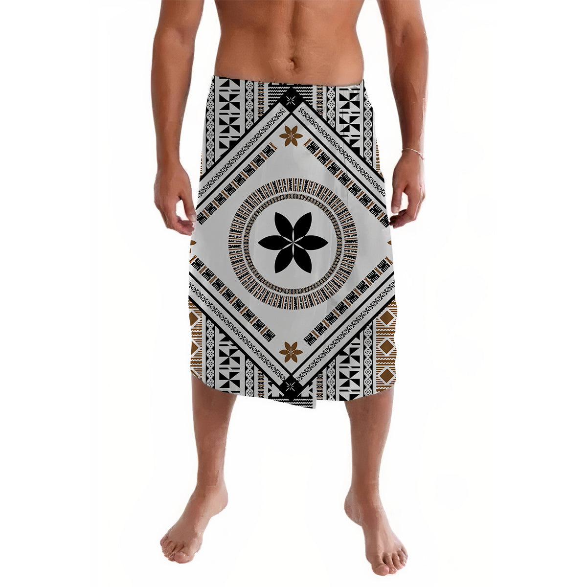 Fiji Lavalava Simple Tapa Pattern Ver.02
