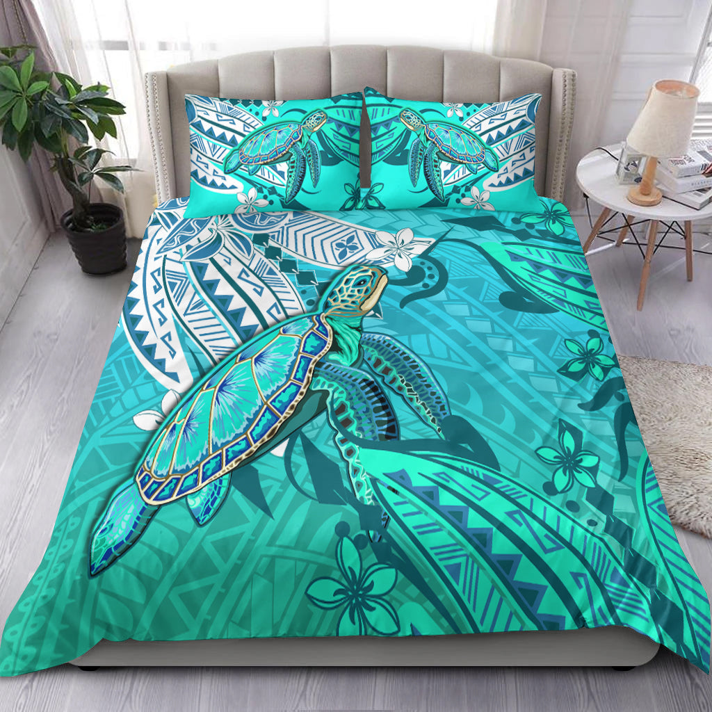 Hawaiian Islands Bedding Set Turtle Mix Hawaii Polynesian