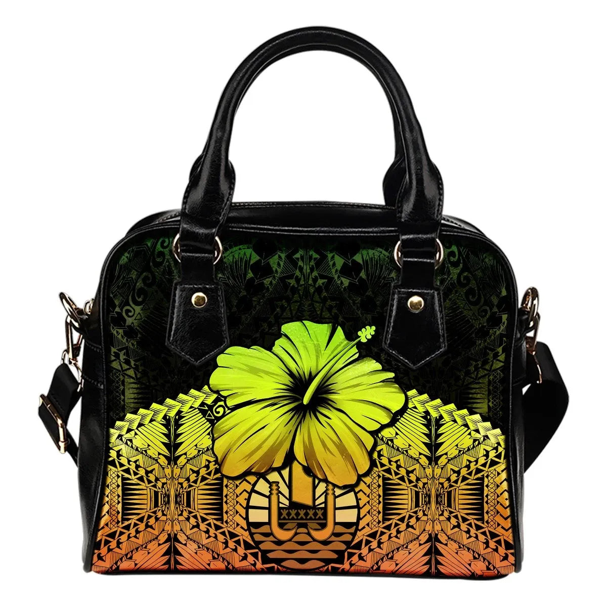 Tahiti Shoulder Handbag Hibiscus Reggae
