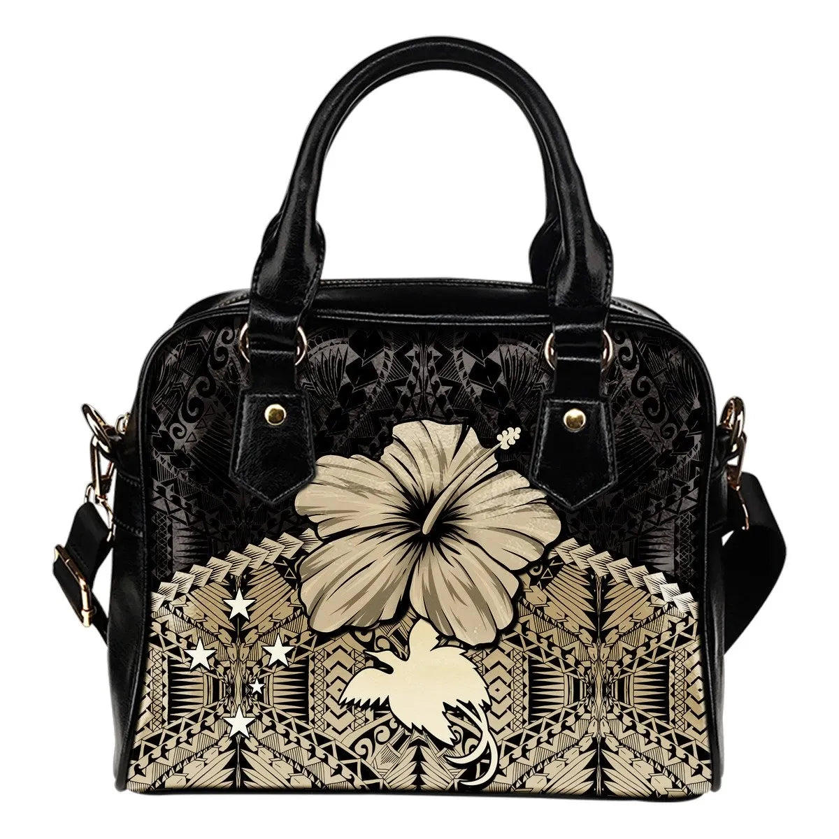 Papua New Guinea Shoulder Handbag Hibiscus