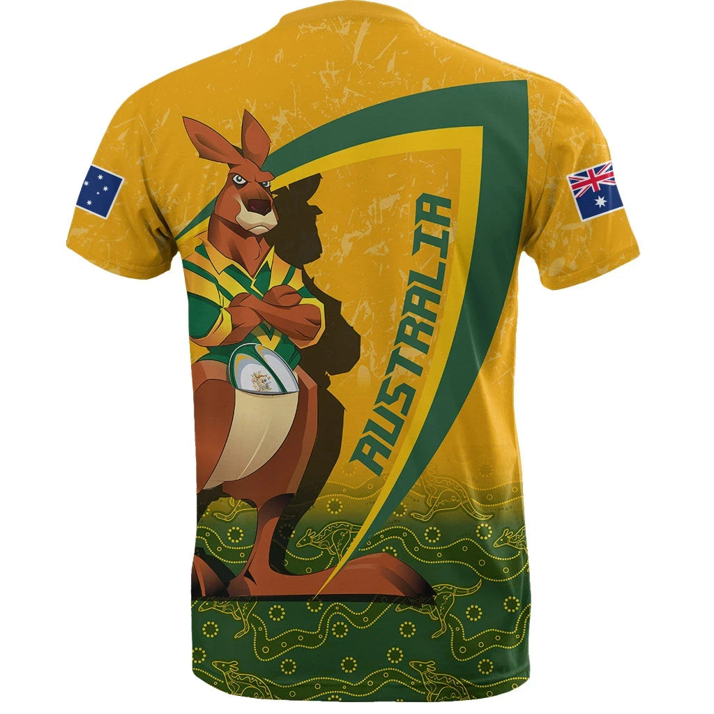 Australia T Shirt Rugby Kangaroo