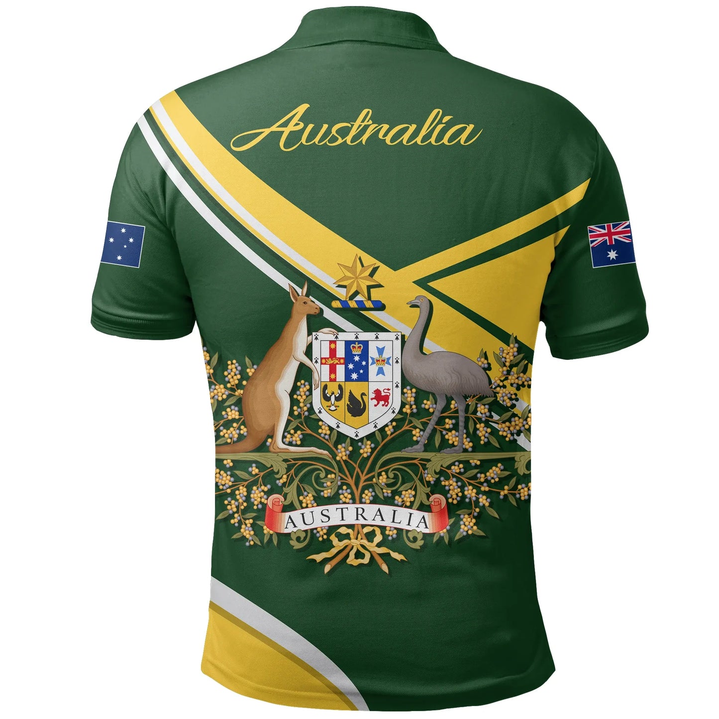 Australia Polo Shirt, Australia Coat Of Arms Victory
