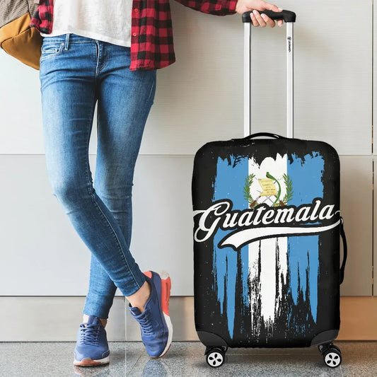 Guatemala Luggage Cover Retro Guatemala Flag