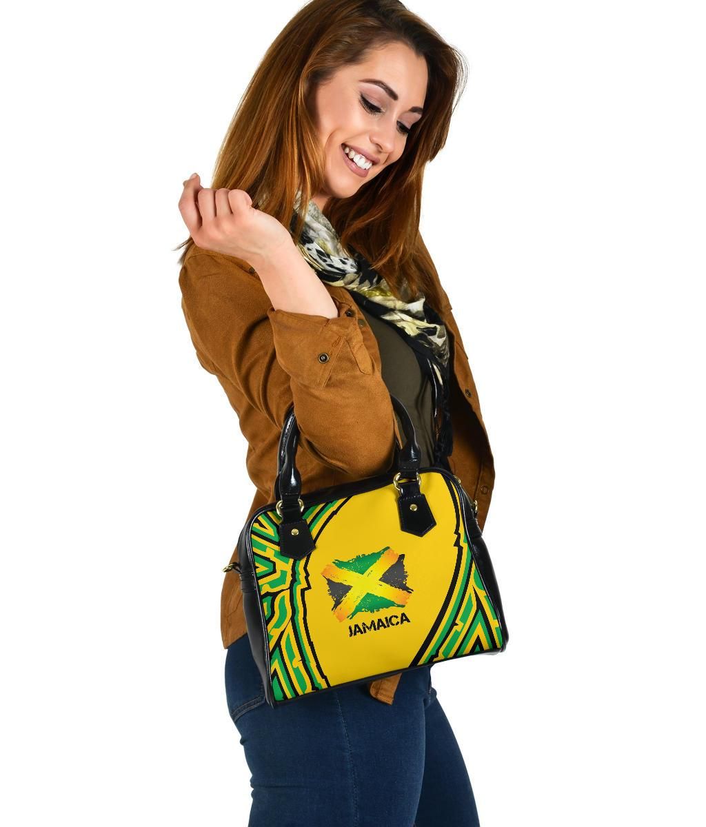 Jamaica Vintage Flag Shoulder Handbag