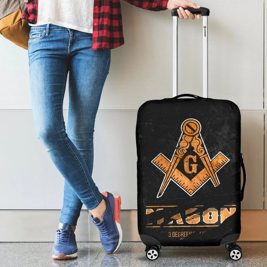 Masonic In Me All Luggage Covers Special Grunge Style