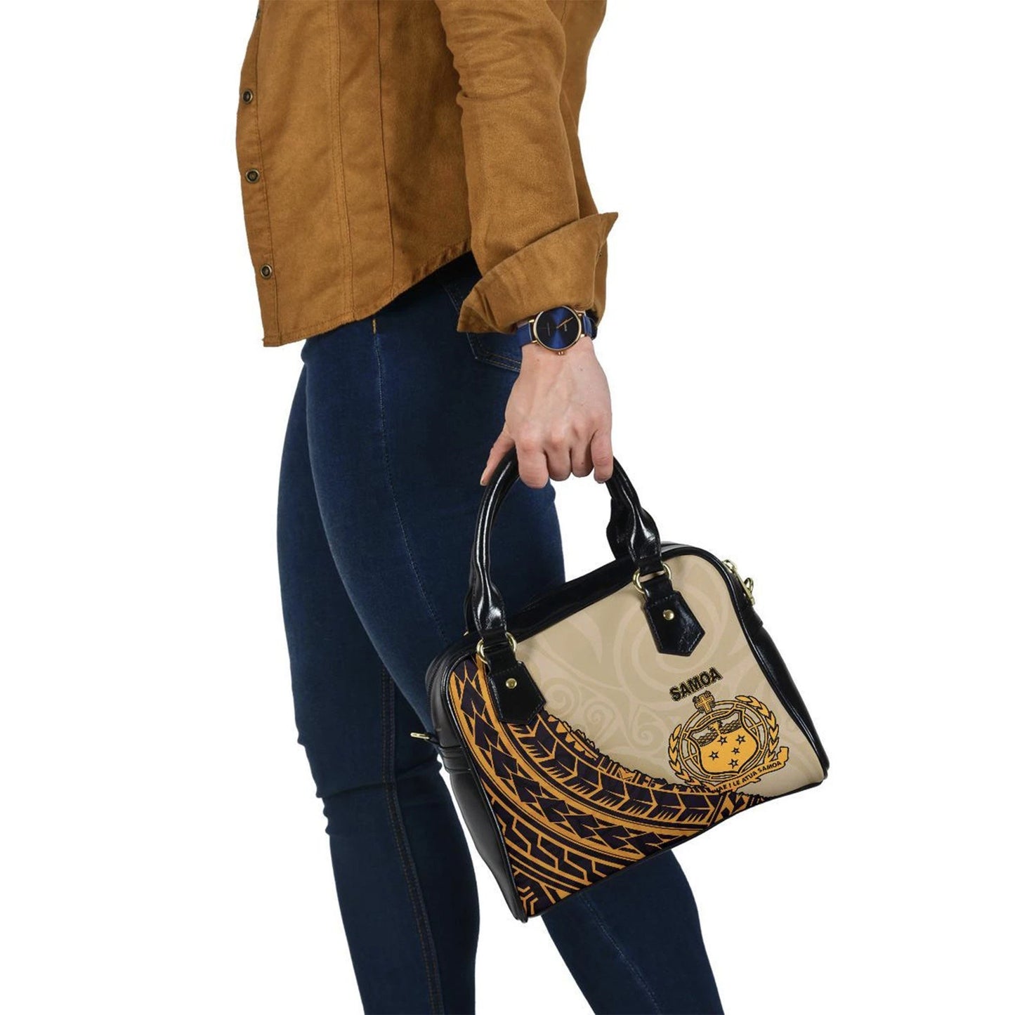 Samoa Shoulder Handbag Polynesian Wild Style