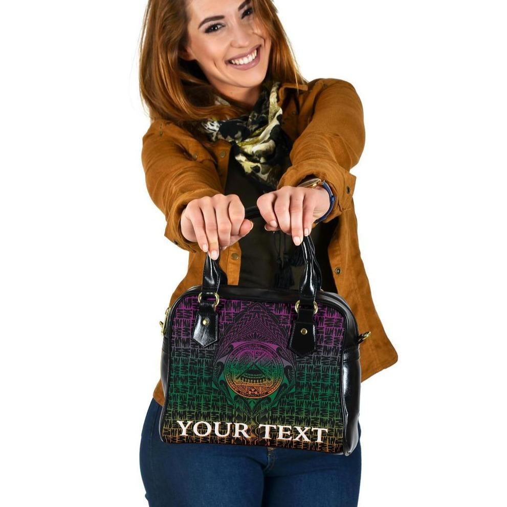 American Samoa Custom Personalised Shoulder Handbag As Seal Rocket Style
