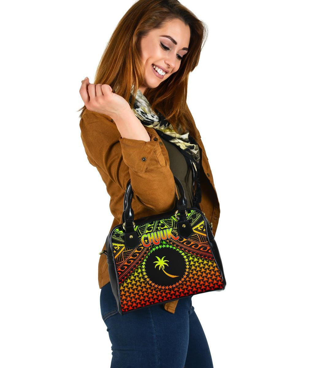 Polynesian Chuuk Shoulder Handbag Reggae Vintage Polynesian Patterns