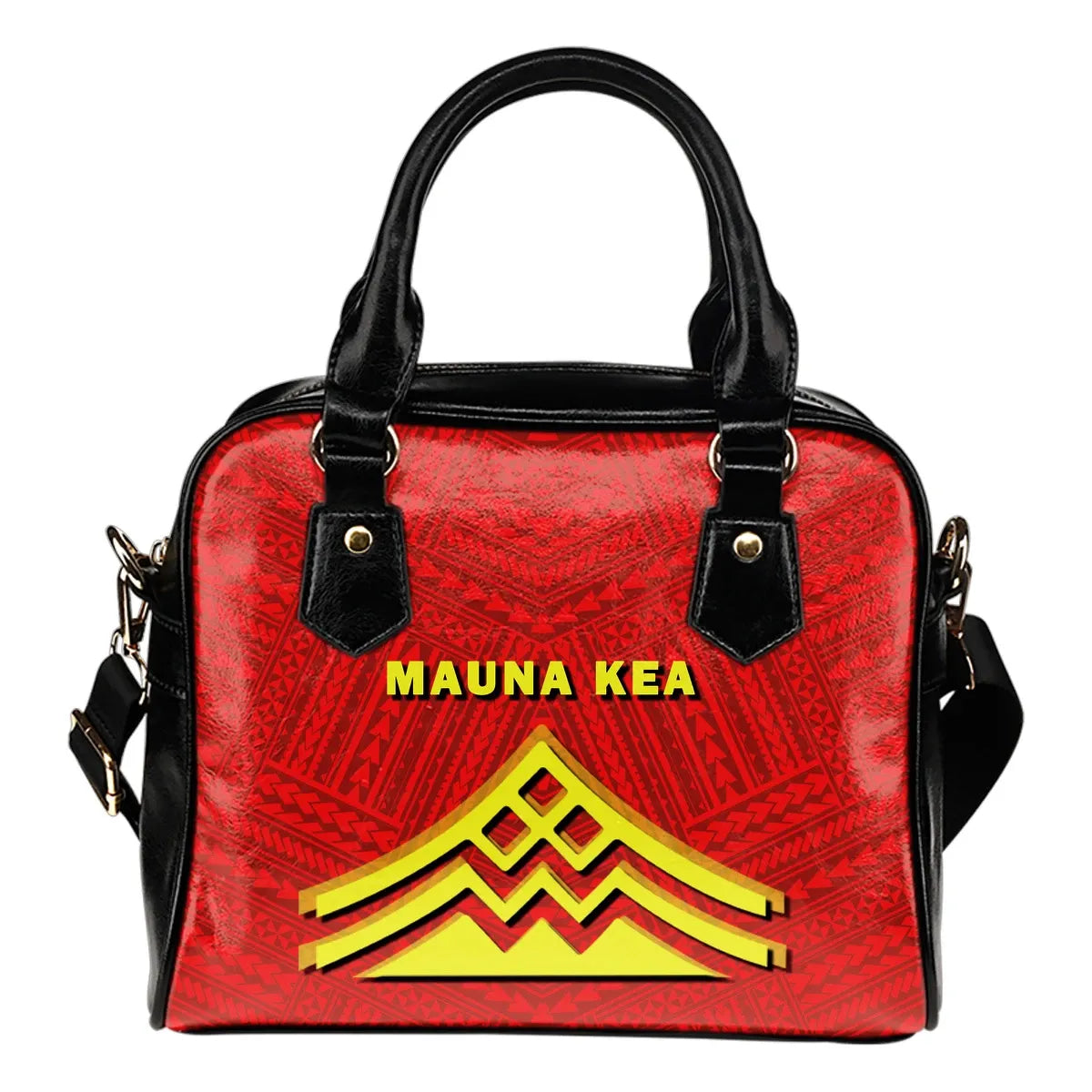 Hawaii Mauna Kea Polynesian Shoulder Handbag Ah