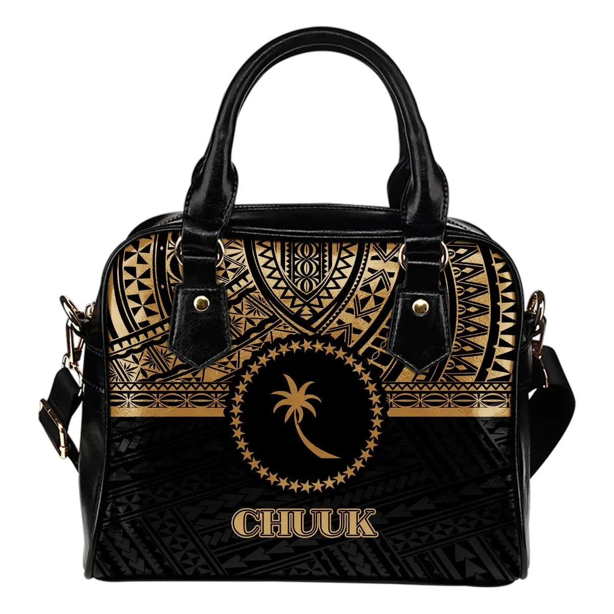 Chuuk Shoulder Handbag Gold Color Version