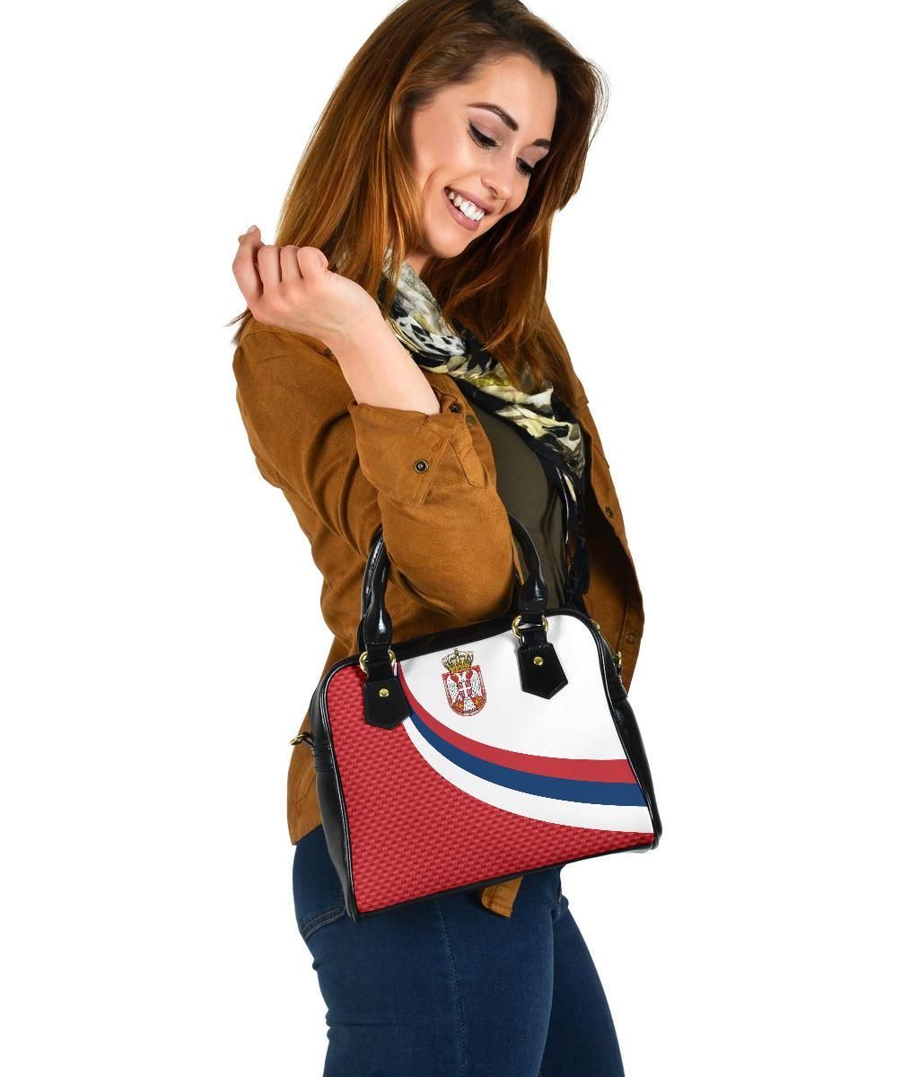 Serbia Shoulder Handbag Serbia Flag Red