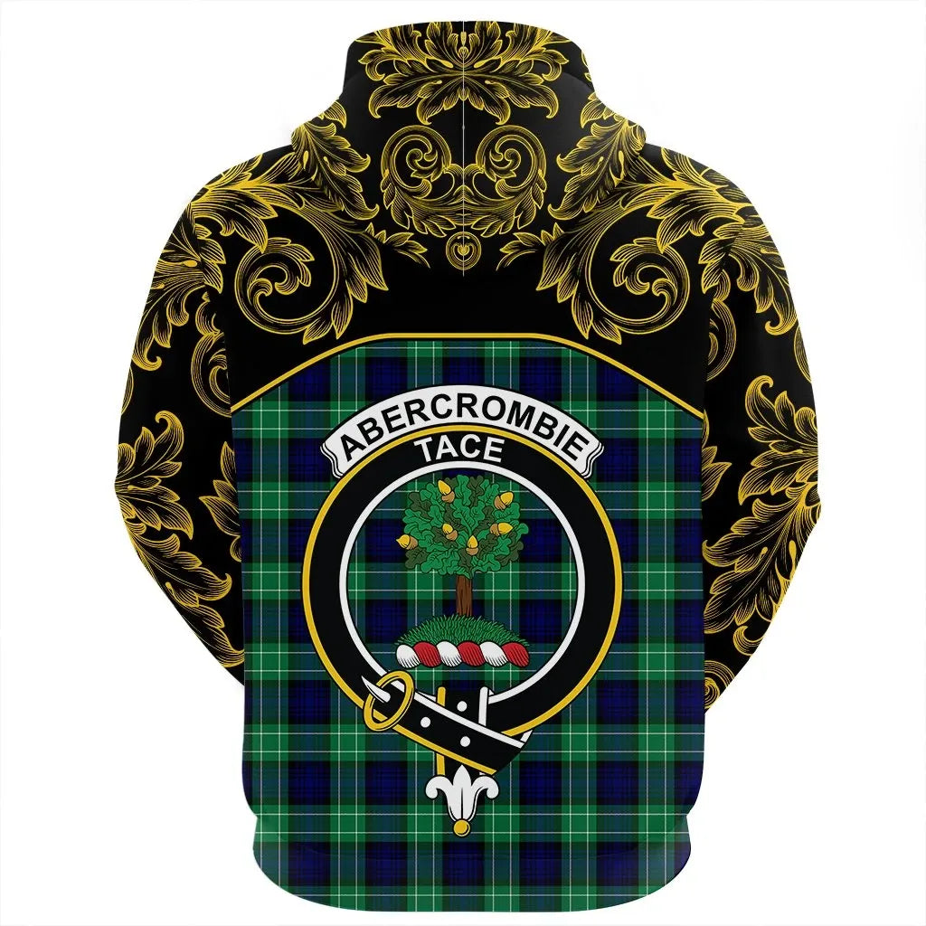 Printivon Abercrombie Tartan Clan Crest Hoodie Empire I