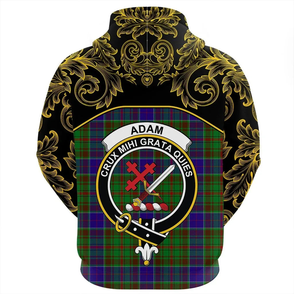 Printivon Adam Tartan Clan Crest Hoodie Empire I