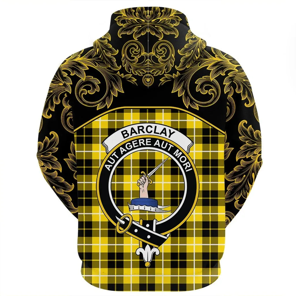 Printivon Barclay Dress Modern Tartan Clan Crest Hoodie Empire I