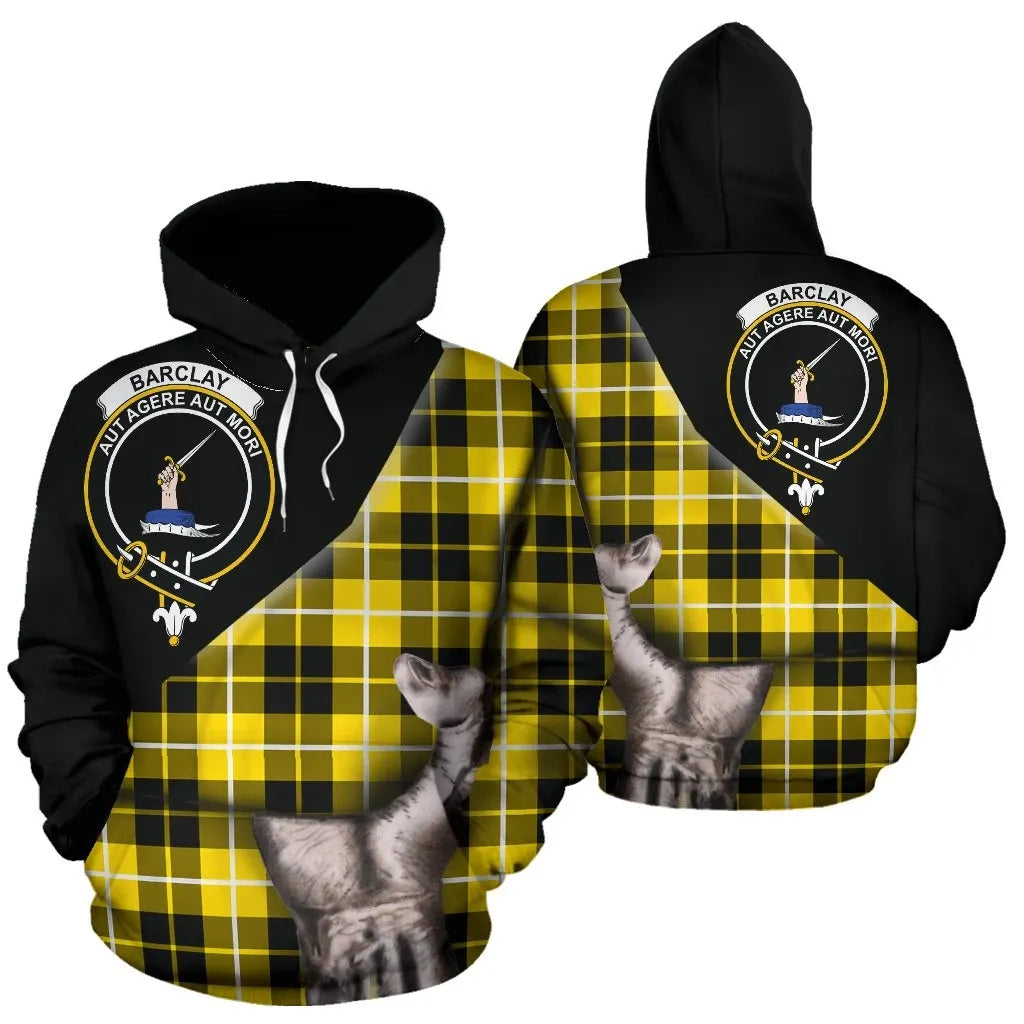 Printivon Barclay Dress Modern Tartan Clan Crest Hoodie Patronage
