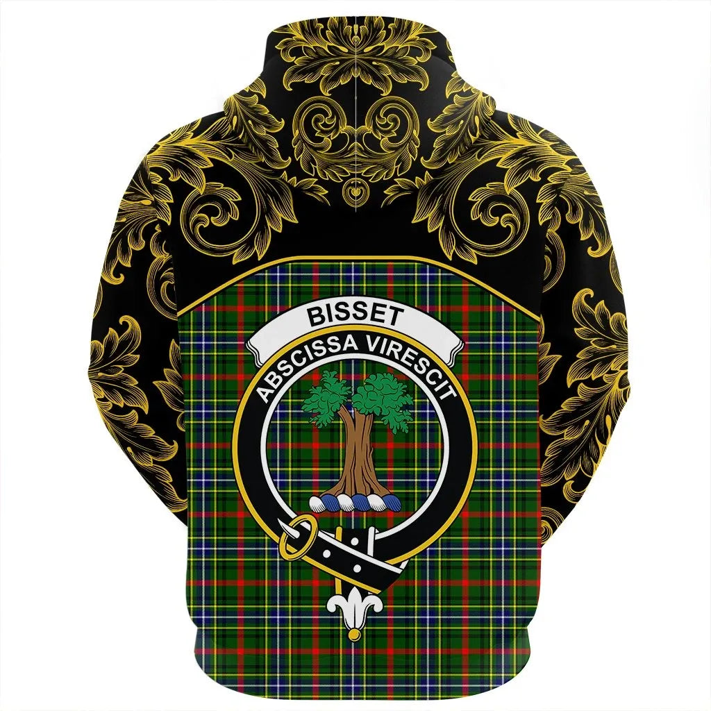 Printivon Bisset Tartan Clan Crest Hoodie Empire I