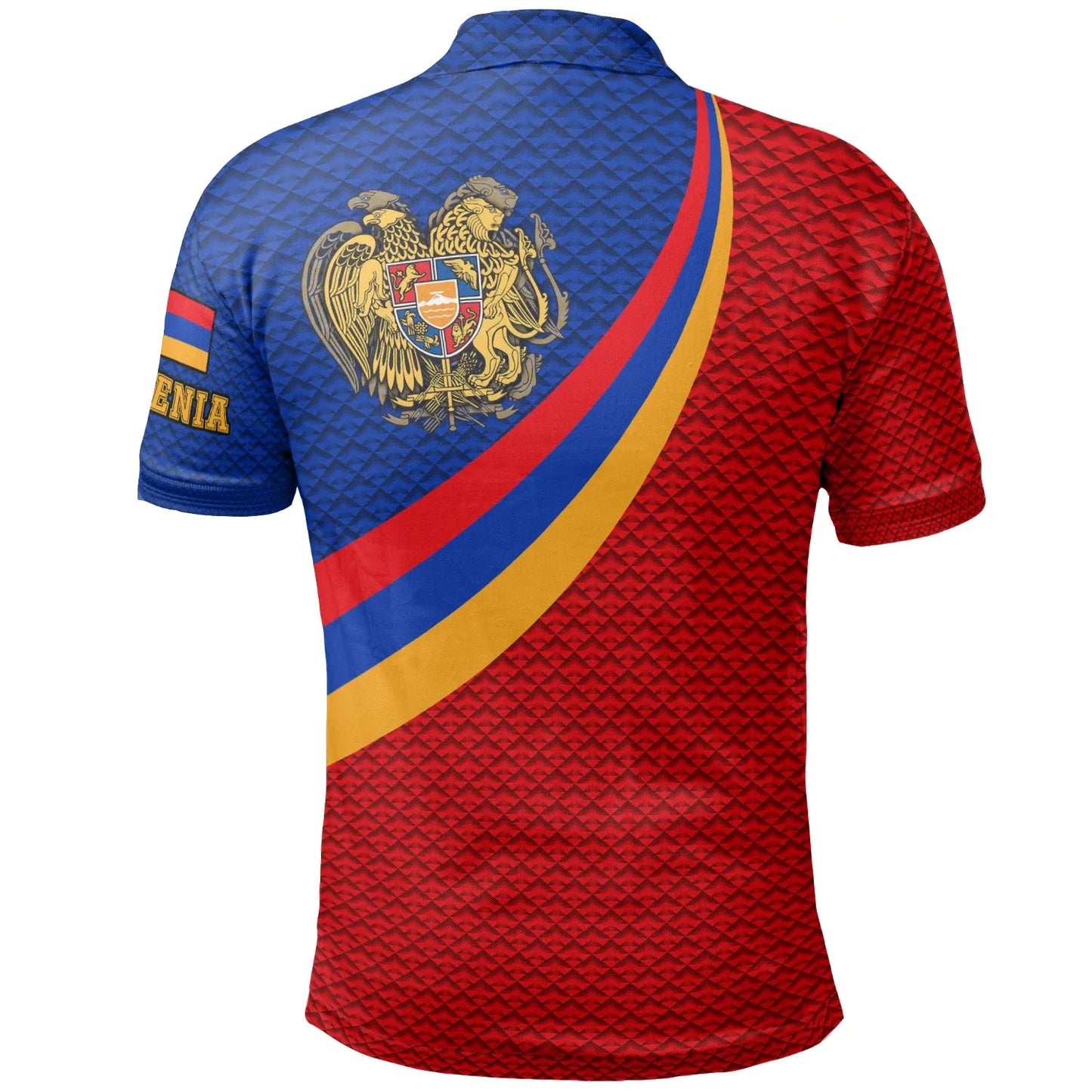 Armenia Polo Shirts Armenia Coat Of Arms and Flag Color