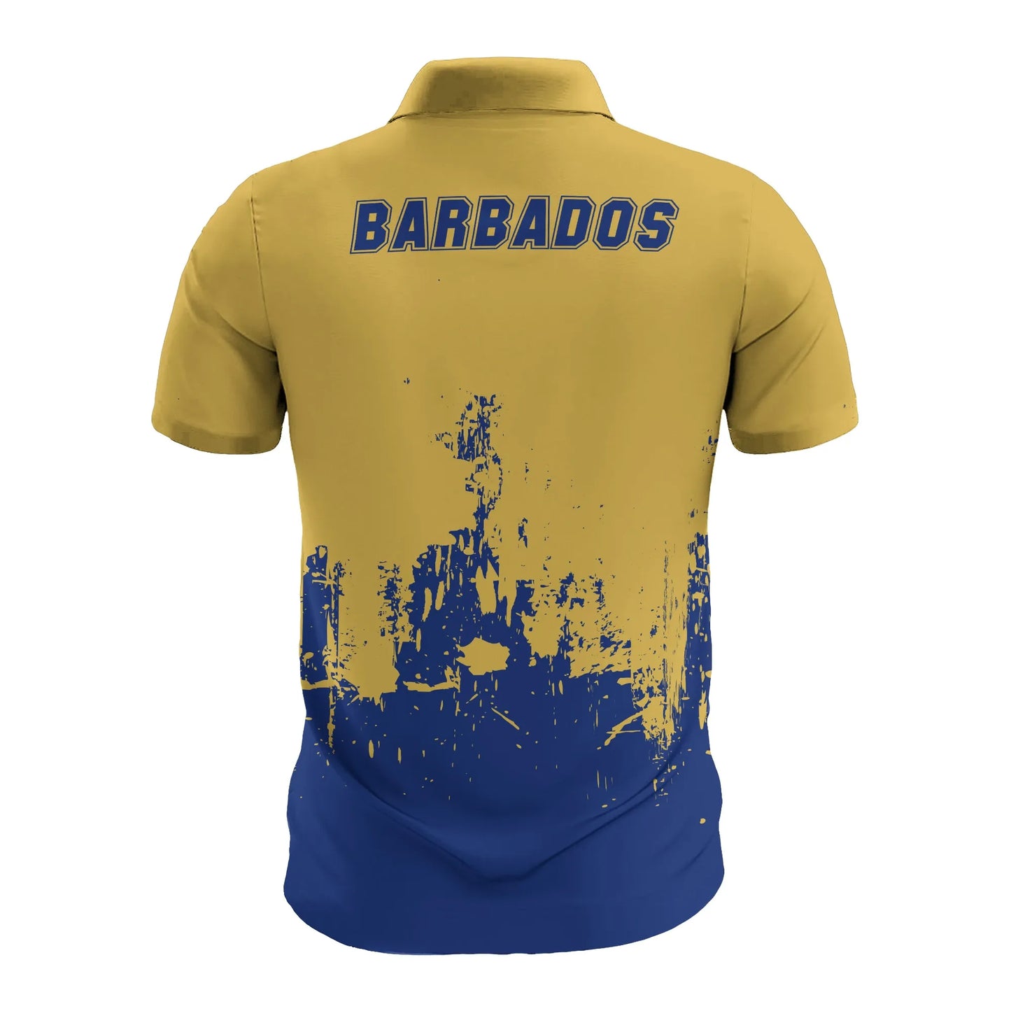 Barbados Men's All Over Print Polo Shirt Model