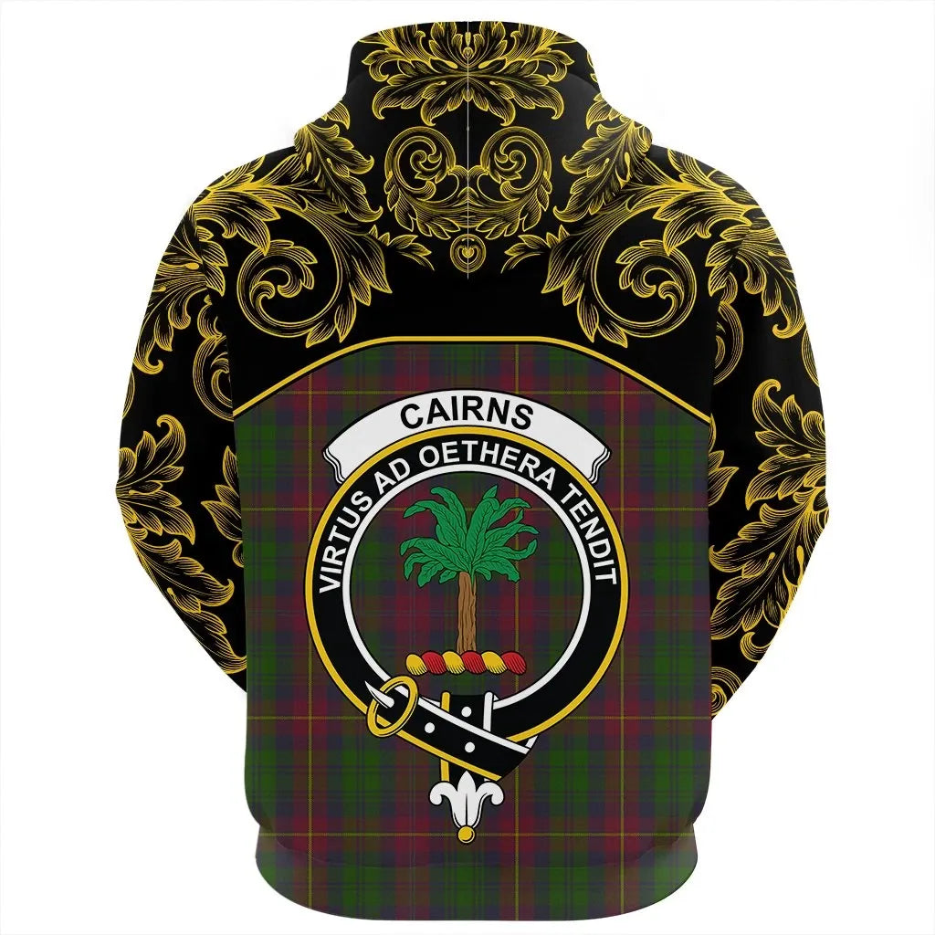 Printivon Cairns Tartan Clan Crest Hoodie Empire I
