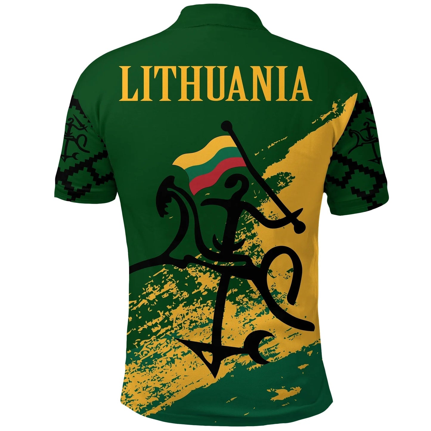Lithuania Polo Shirt Lithuanian Tattoo