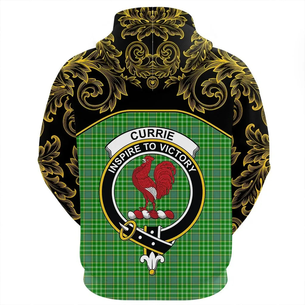 Printivon Currie Tartan Clan Crest Hoodie Empire I
