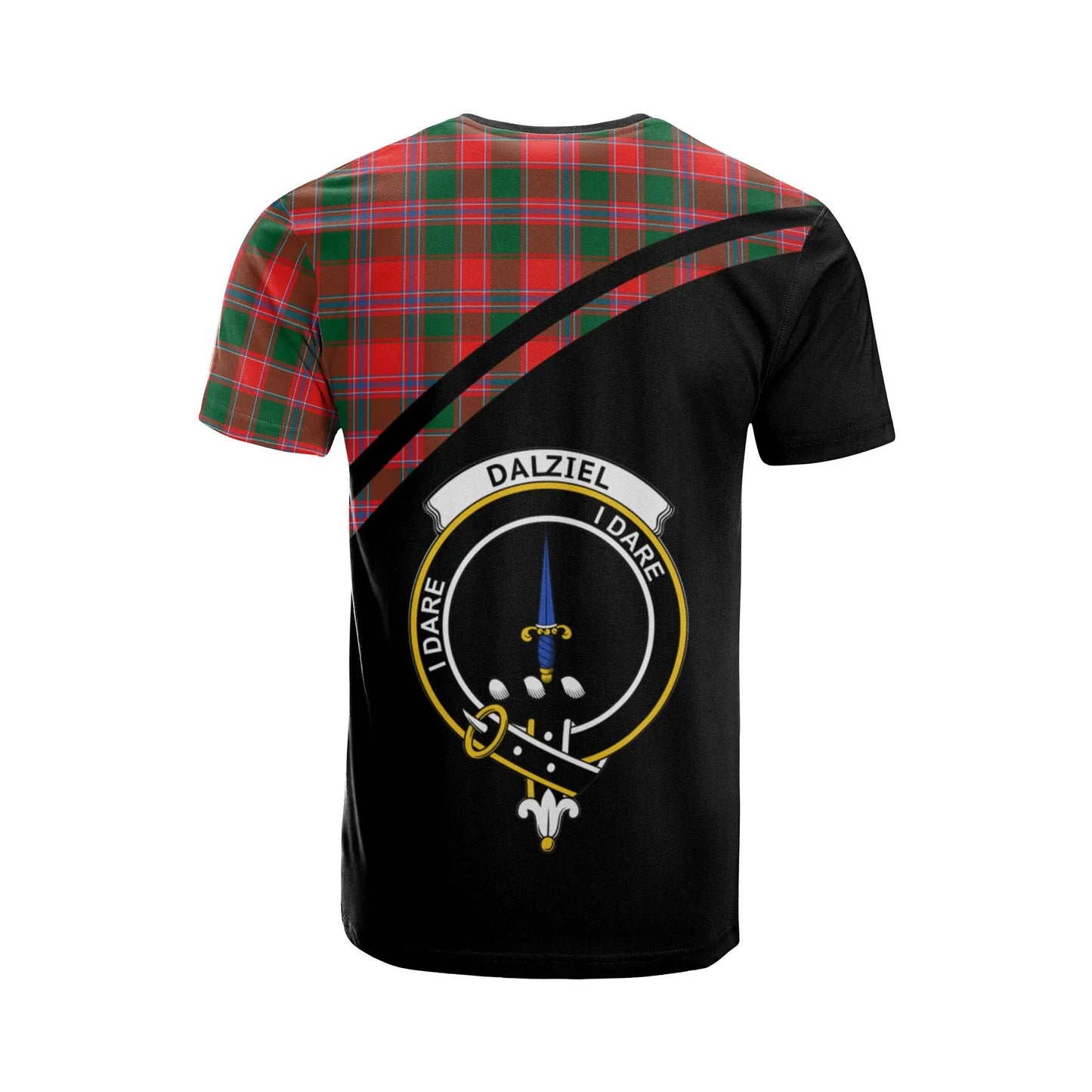 Printivon Dalziel Clan Tartan All Over Print Shirt Curve Style