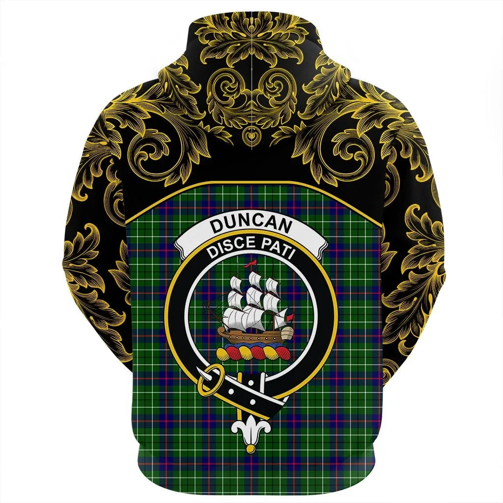 Printivon Duncan Modern Tartan Clan Crest Hoodie Empire I