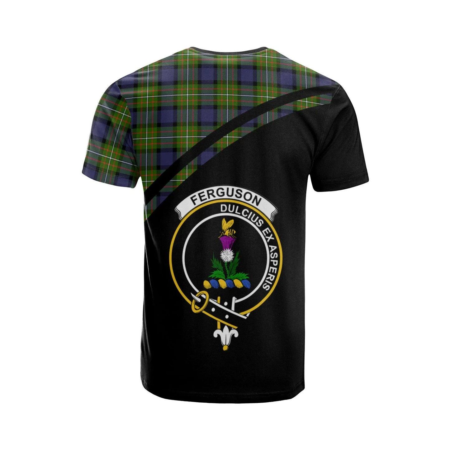Printivon Fergusson Clan Tartan All Over Print Shirt Curve Style