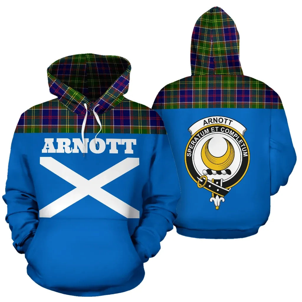 Printivon Tartan All Over Hoodie Arnott Clans