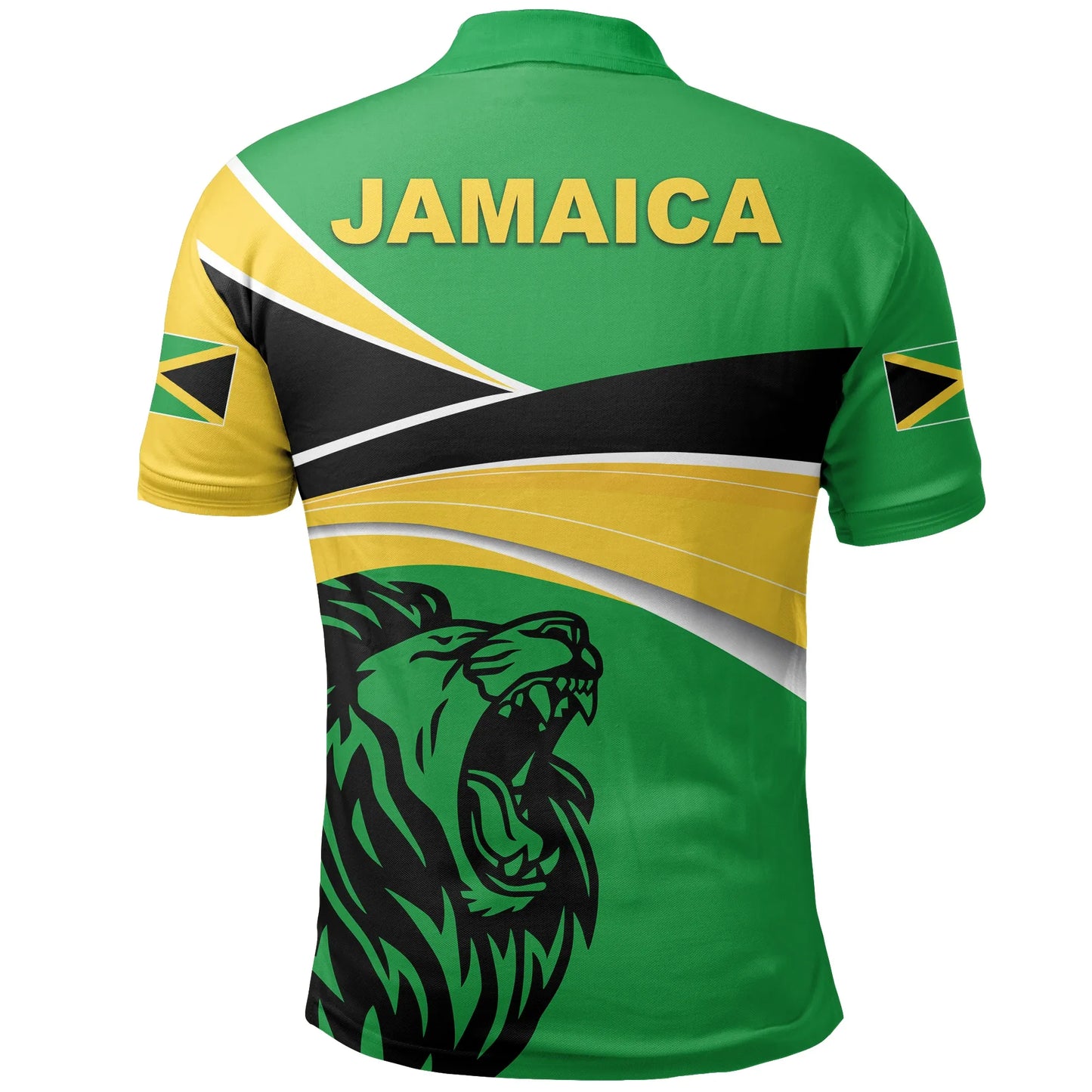Jamaica Polo Shirt Jamaica Strong Flag
