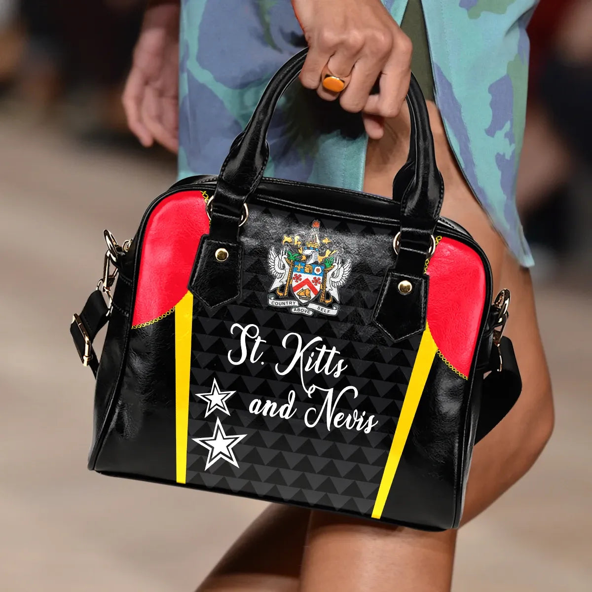Saint Kitts And Nevis Shoulder Handbag Exclusive Edition