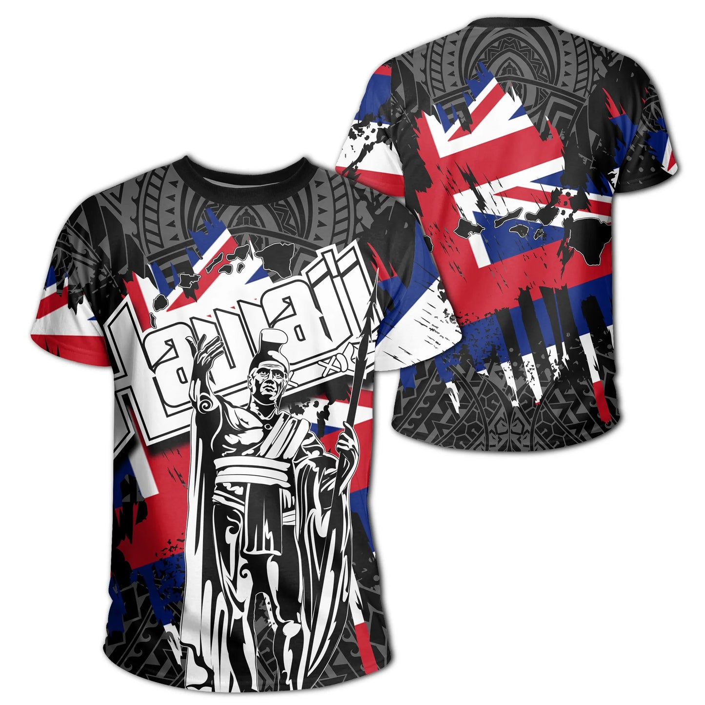 Hawaii King Flag T-Shirt - Royal Style Unisex Shirt All Over Print