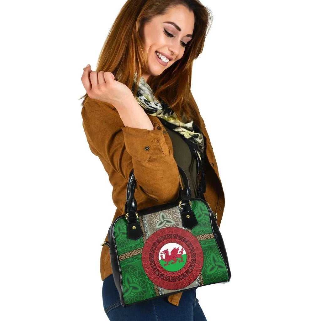 Celticone Shoulder Handbag Unique Design With Dragon Wale