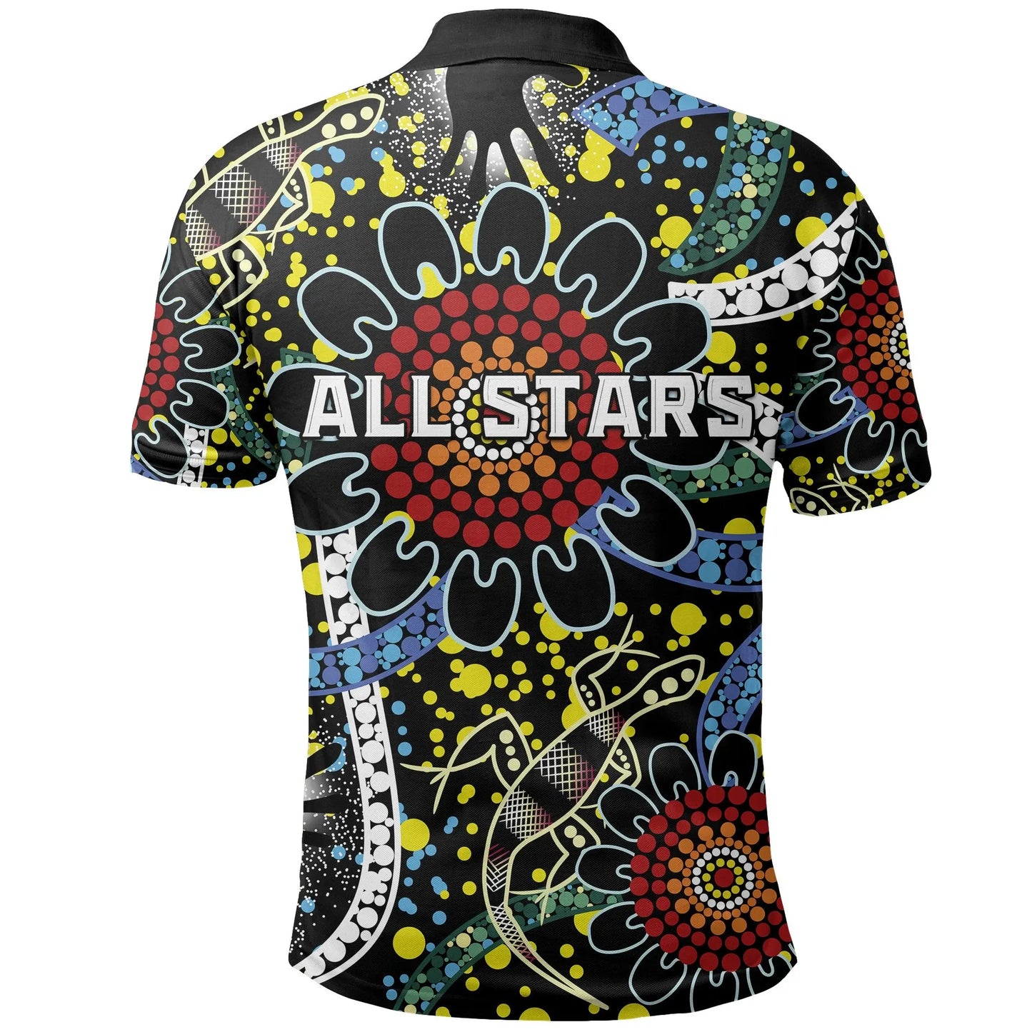 Australia Indigenous Rugby Polo Shirt All Stars Sporty Style