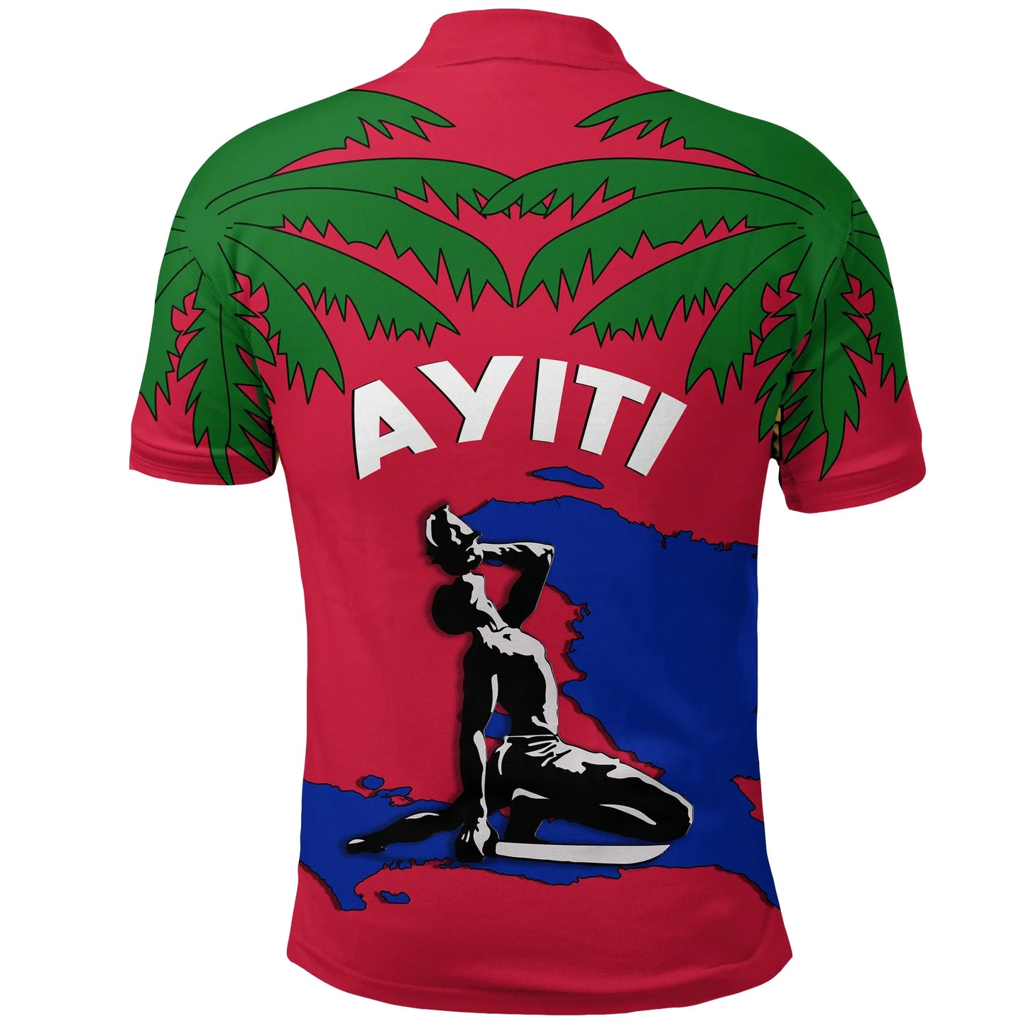 Coat of Arms Haiti Polo Shirt Le Marron Inconnu
