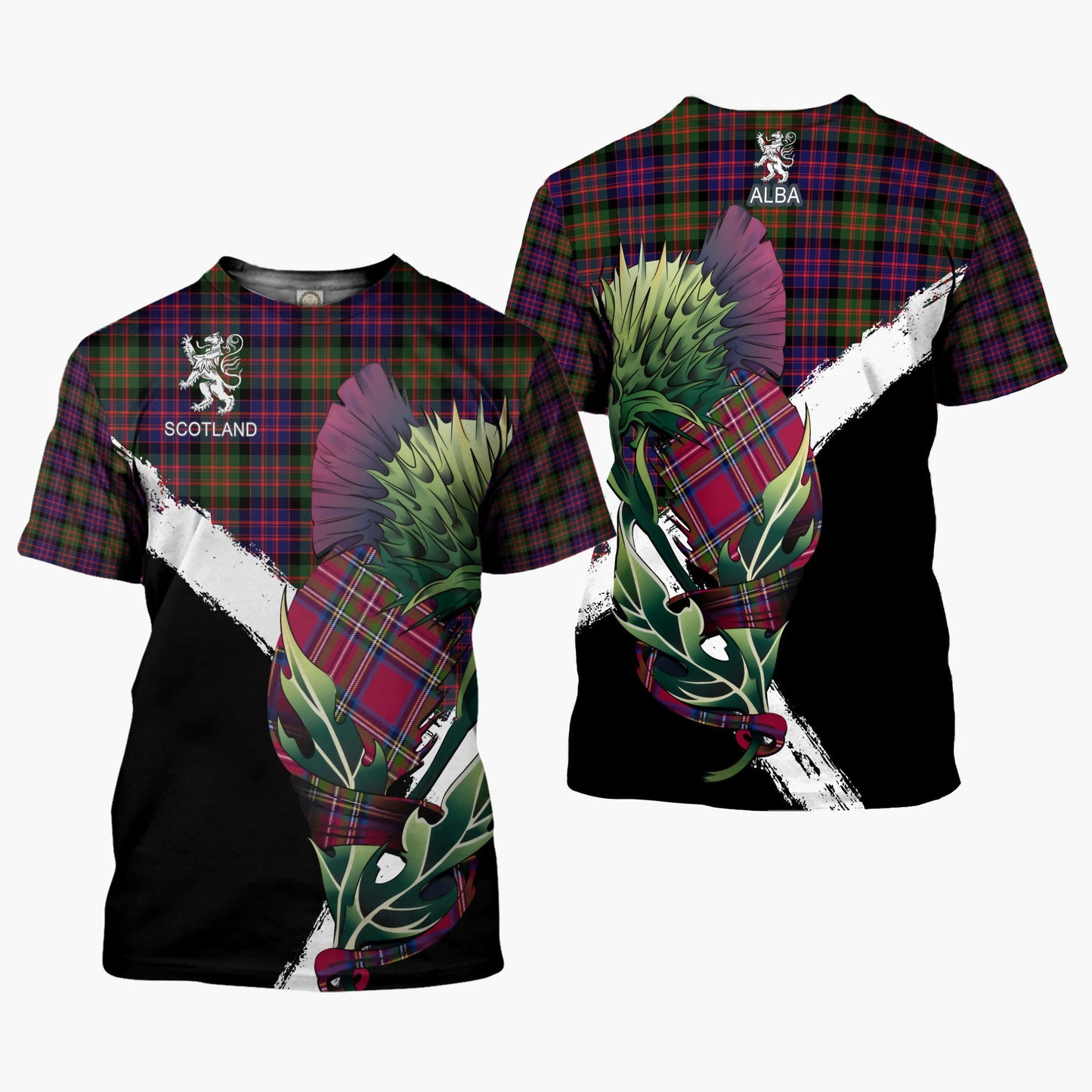 Printivon MacBrayne Clan T Shirt Scottish Thistle Gift