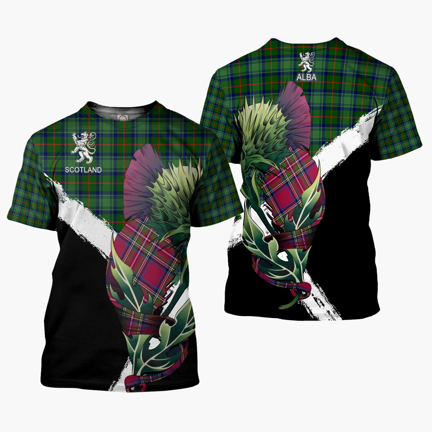 Printivon Cranstoun Clan T Shirt Scottish Thistle Gift
