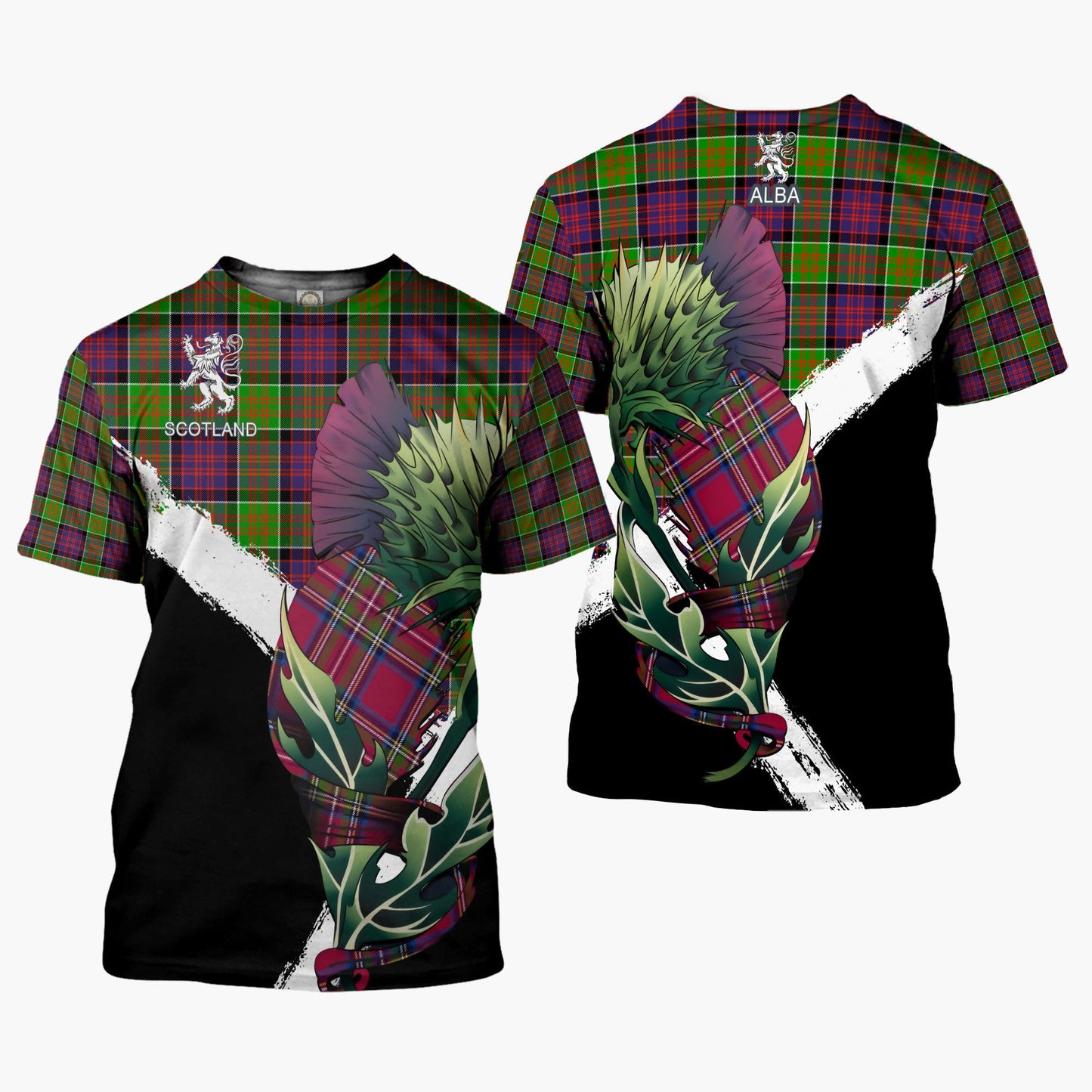 Printivon MacDonald Clan Ranald Clan T Shirt Scottish Thistle Gift