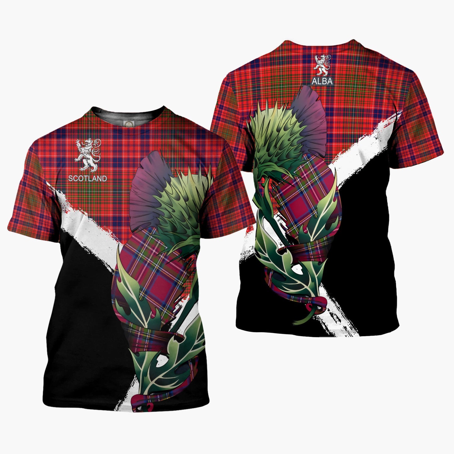 Printivon Lumsden Clan T Shirt Scottish Thistle Gift