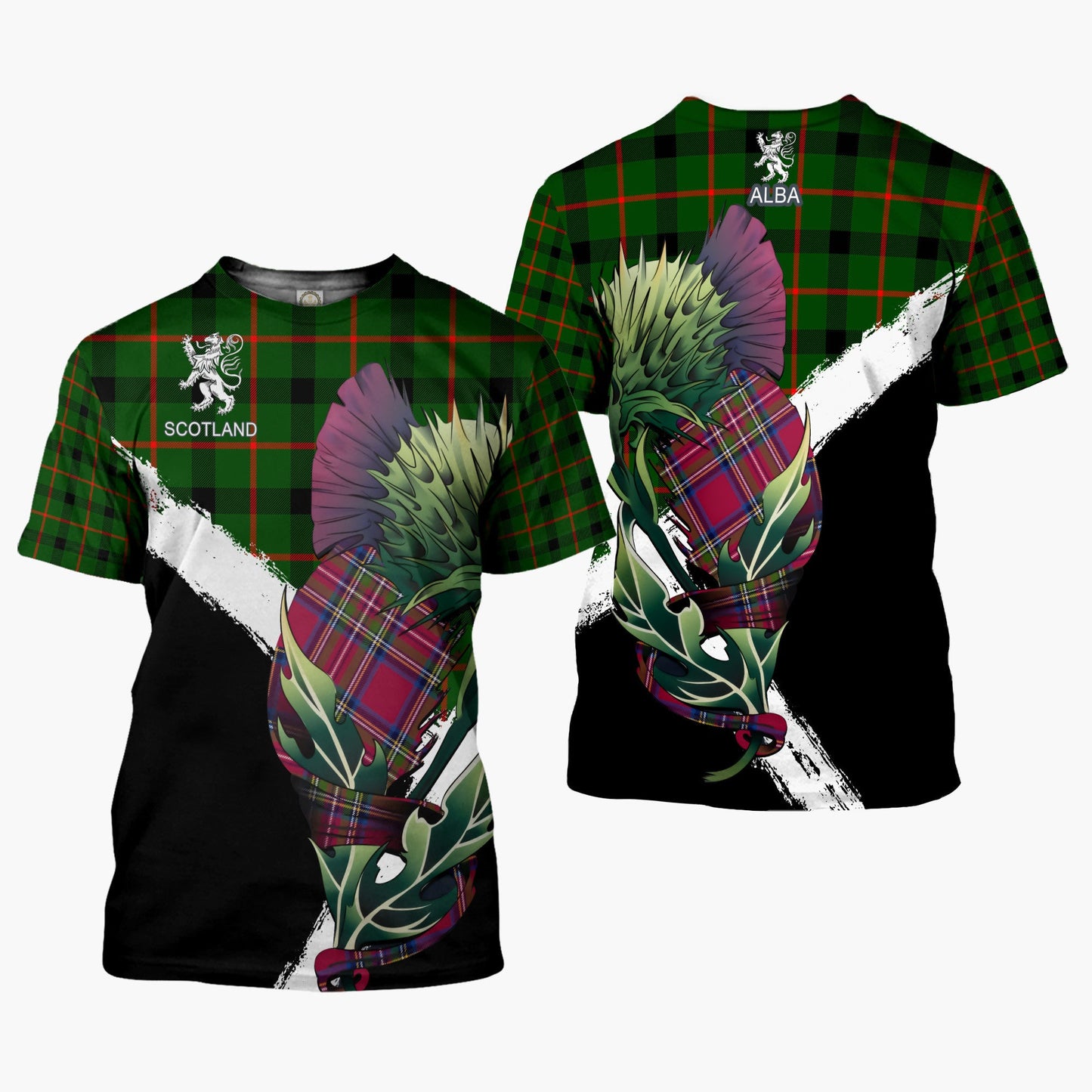 Printivon Lennox Lennox Kincaid Clan T Shirt Scottish Thistle Gift