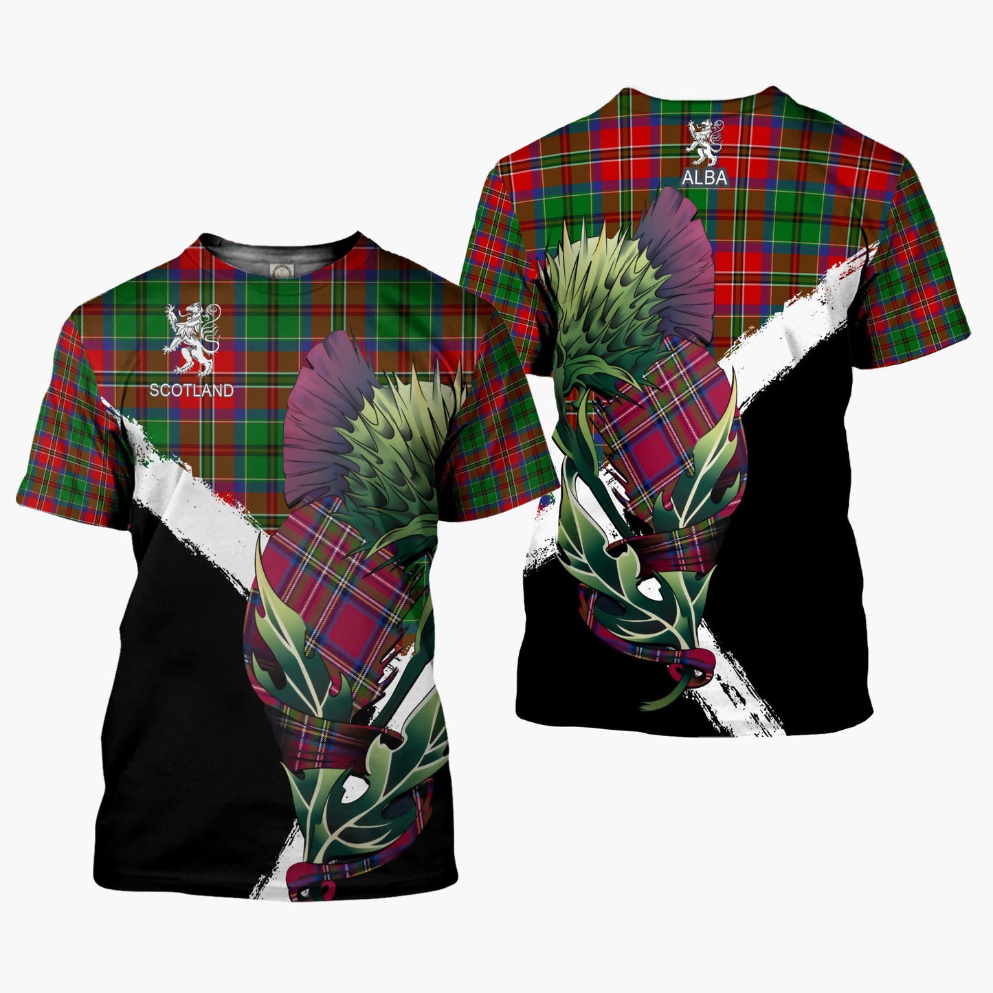 Printivon MacCulloch McCulloch Clan T Shirt Scottish Thistle Gift