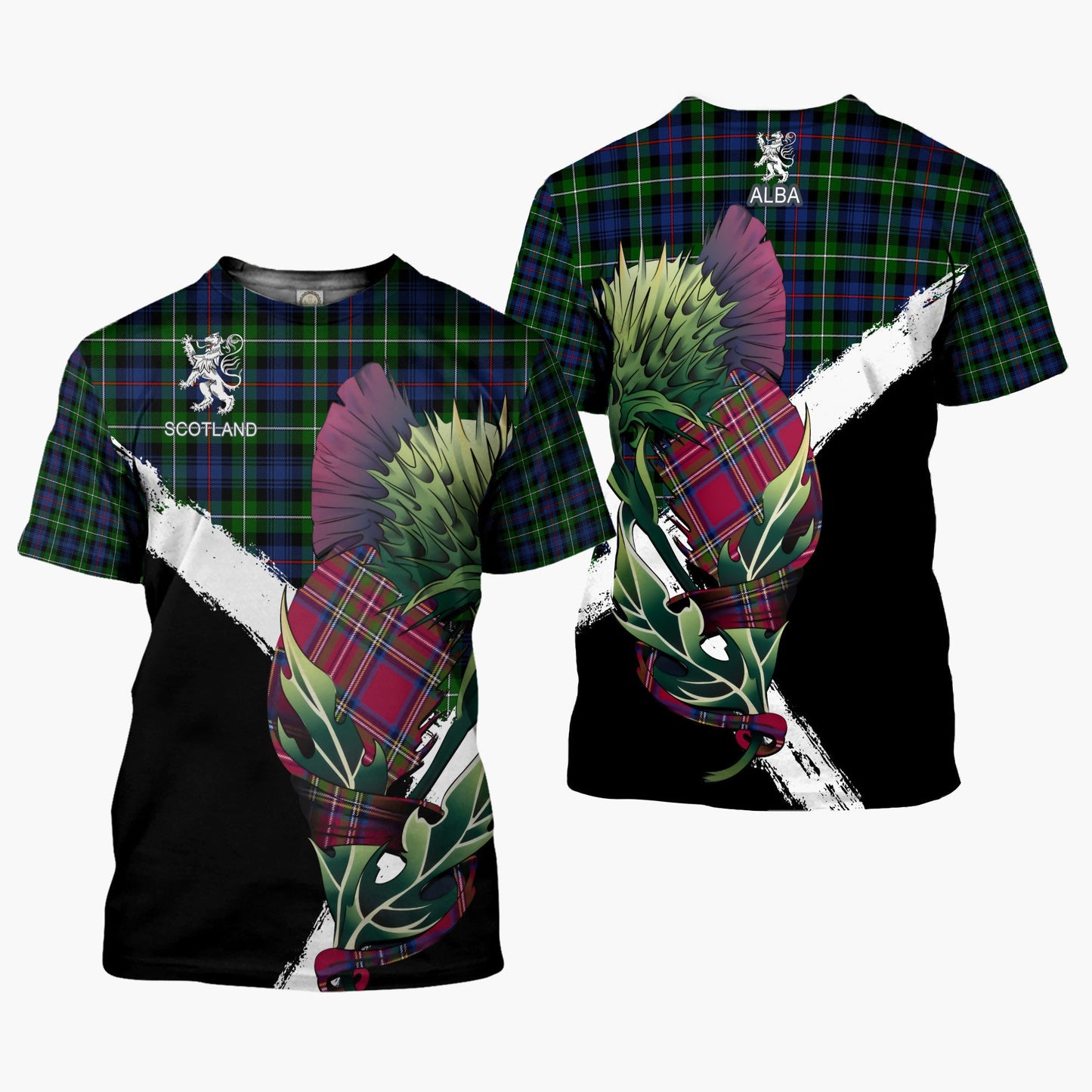 Printivon Kirkpatrick Clan T Shirt Scottish Thistle Gift