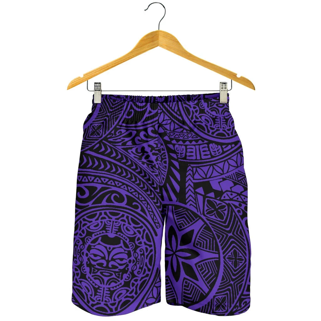 Hawaii Shorts Tribal Tiki Sun God All Over Print Men's Shorts