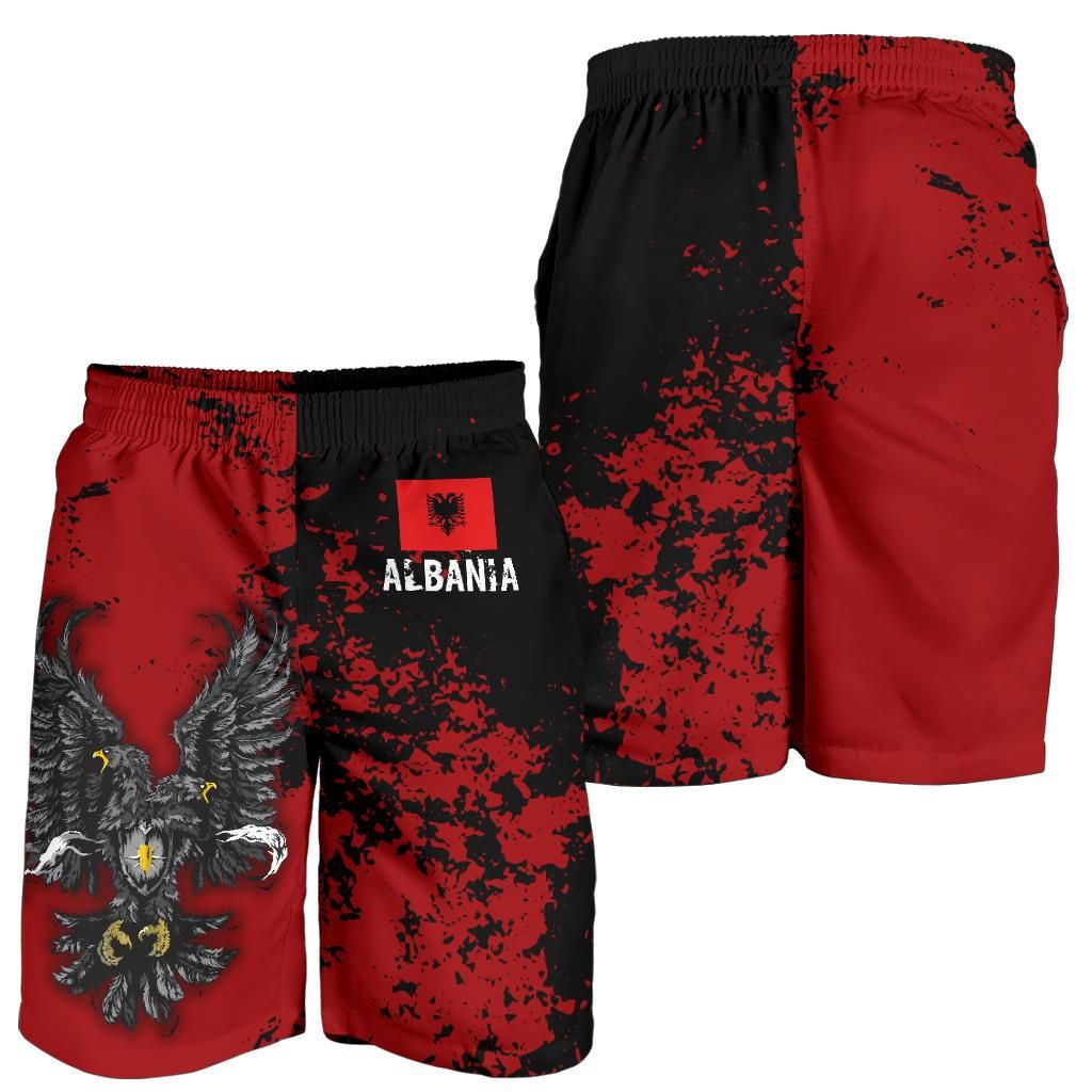 Albania Eagle Grunge Men's Shorts