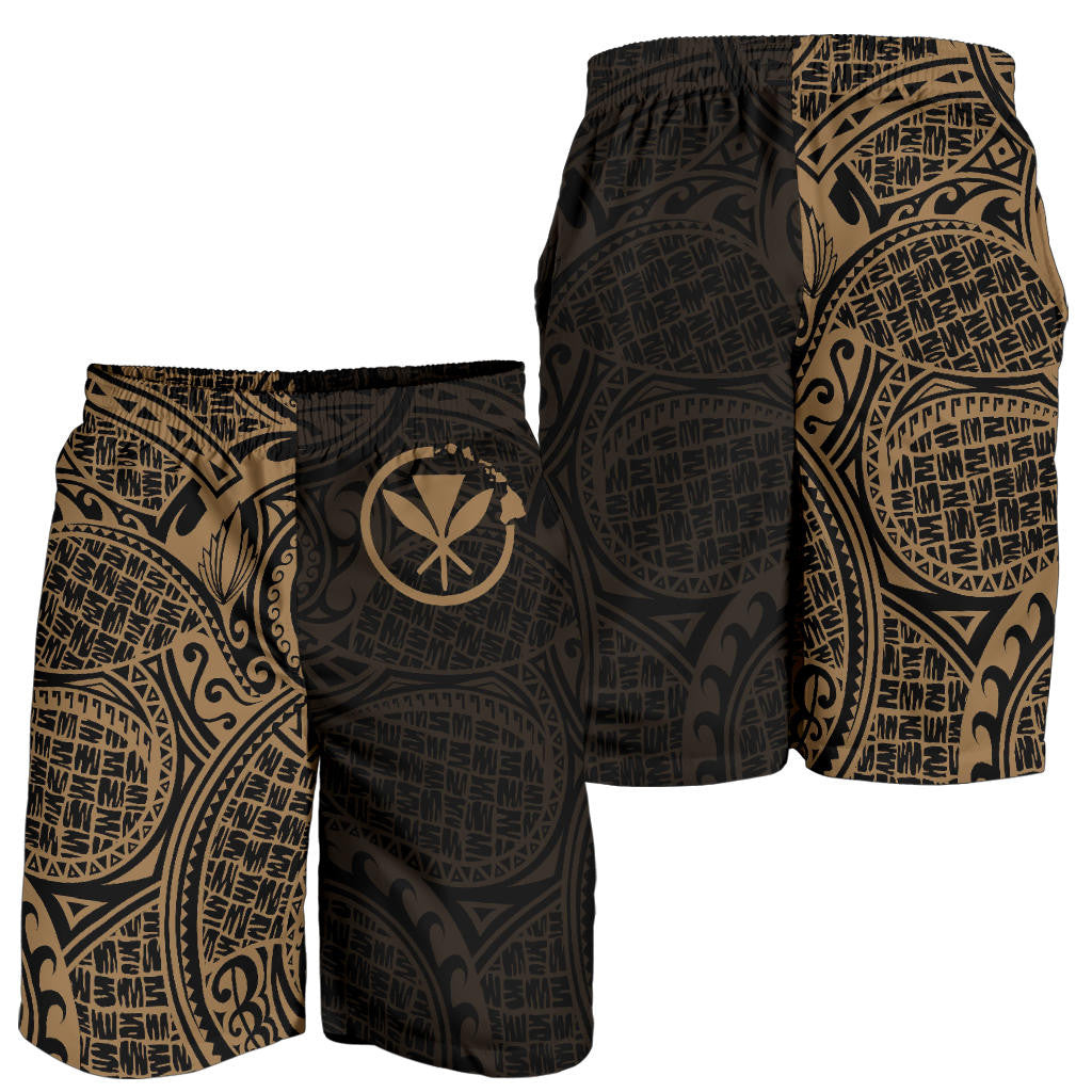 Hawaii Shorts Tribal Kanaka Maoli All Over Print Men's Shorts Th5