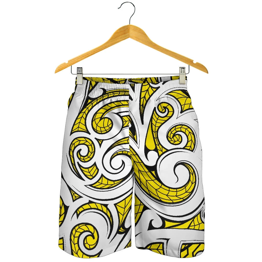 Hawaii Shorts Maori All Over Print Men's Shorts
